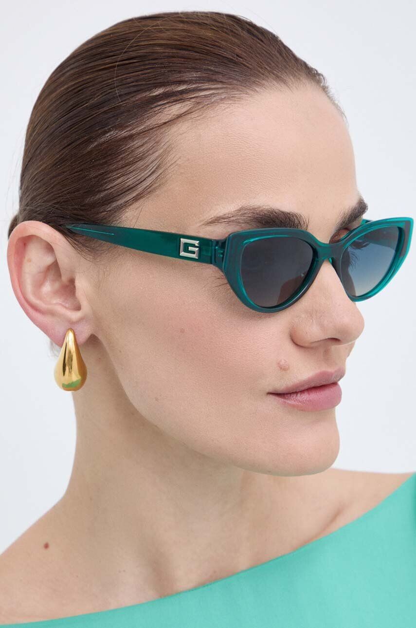 

Guess солнцезащитные очки, бирюзовый