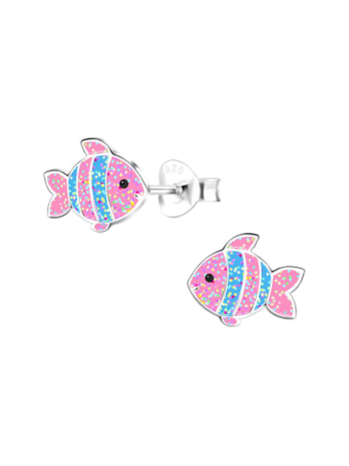 

Alexander York Серьги-гвоздики в виде рыбок из серебра 925 пробы, комплект из 2 штук