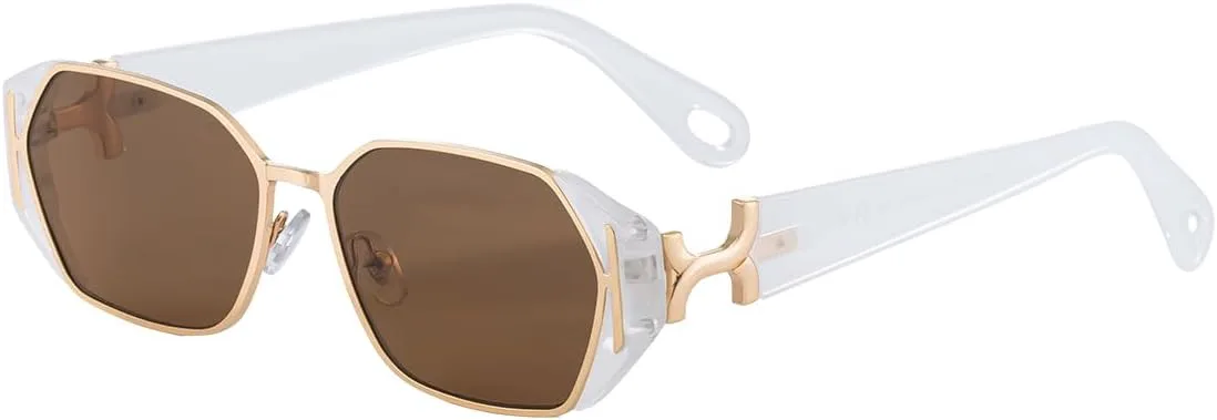 

Женские солнцезащитные очки с многоугольной оправой — изысканный европейский и американский дизайн, индивидуальный стиль для активного отдыха на природе Gksbnck, C7