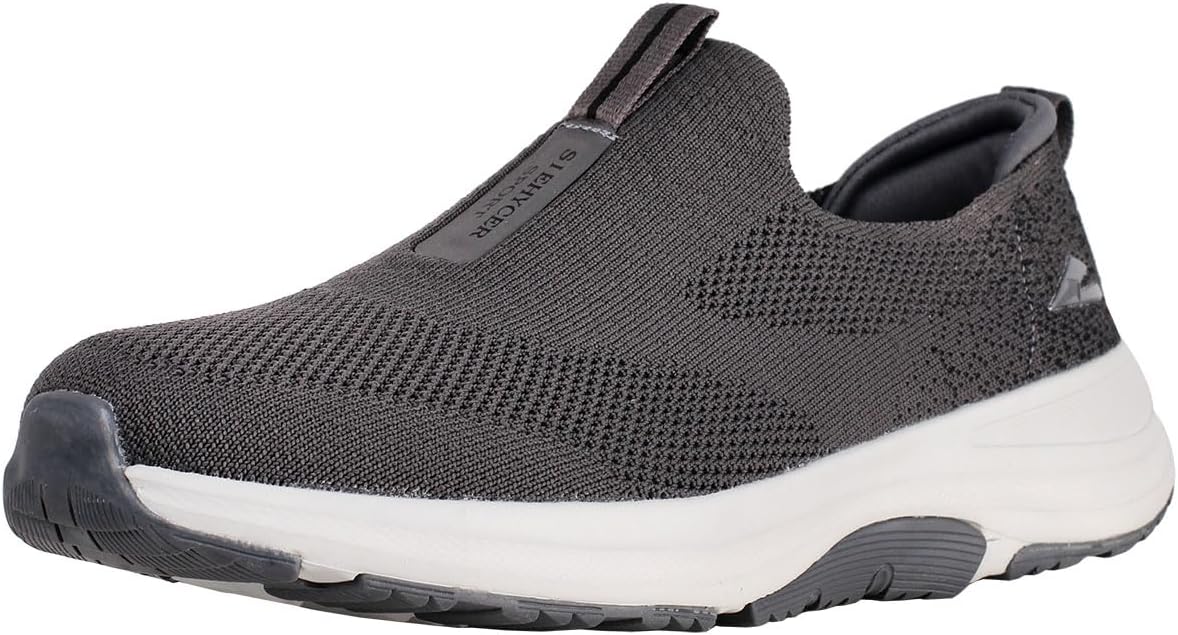 

Мужские кроссовки без шнурков для повседневной ходьбы, работы, занятий в спортзале, вождения и активного отдыха, удобные, легкие и дышащие Zpllsbratos, серый