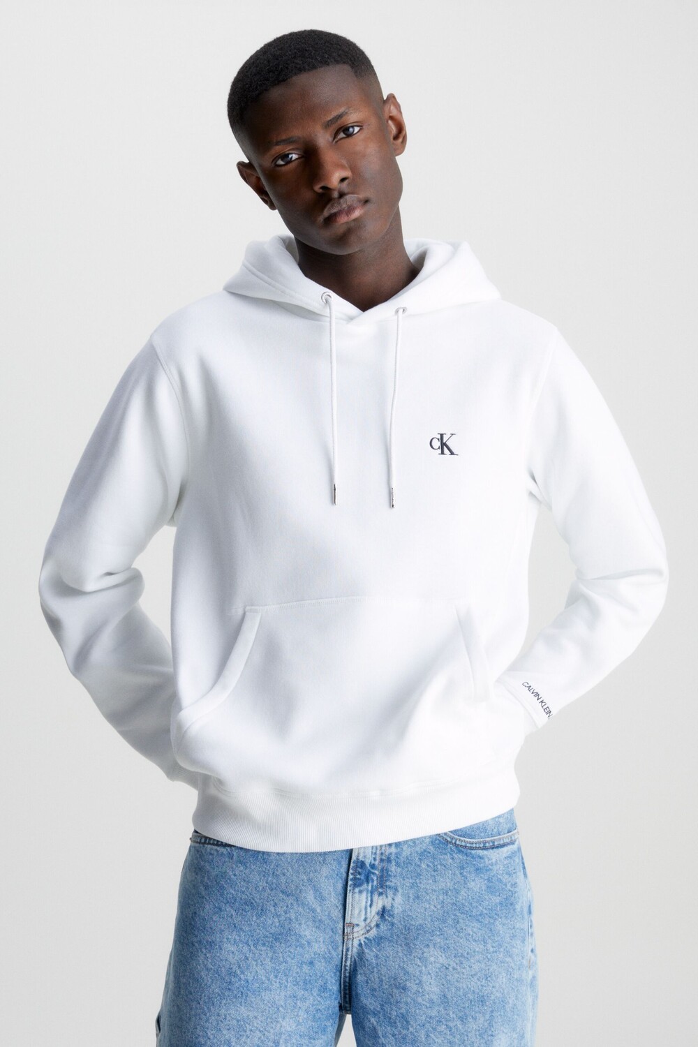 

Толстовка с логотипом Essential Calvin Klein Jeans, белый