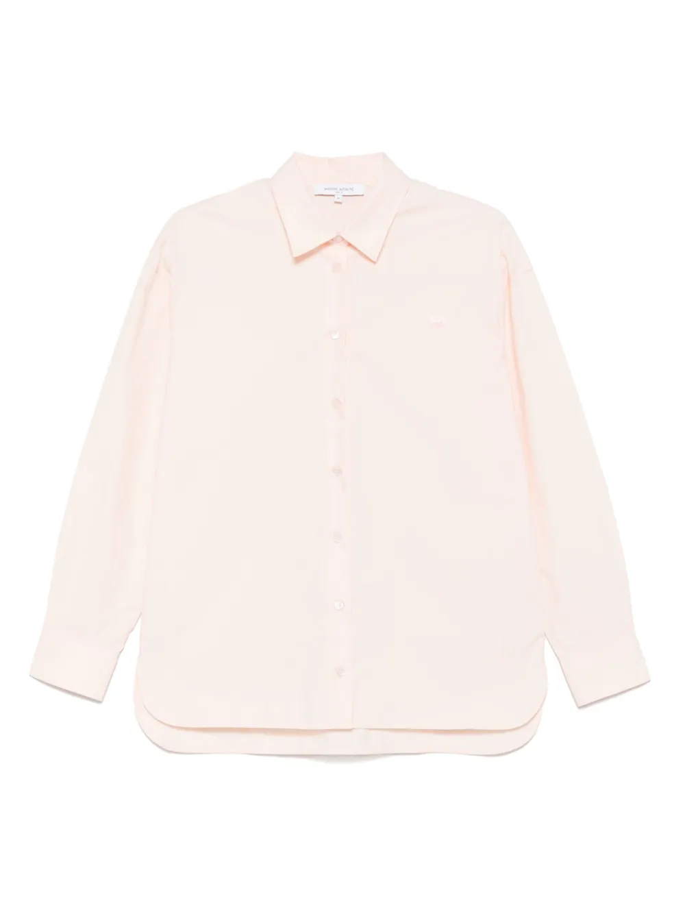 

Блузка с нашивкой Baby Fox Maison Kitsuné, розовый