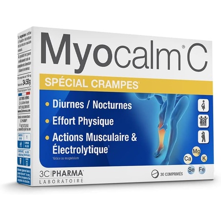 

Myocalm C Special Cramps 30 таблеток 3c Pharma