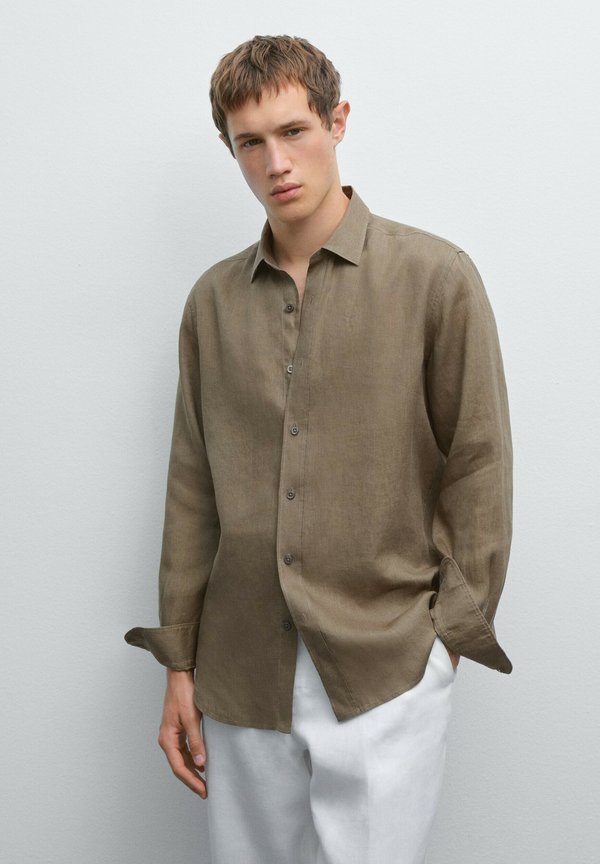 

Рубашка Massimo Dutti, хаки