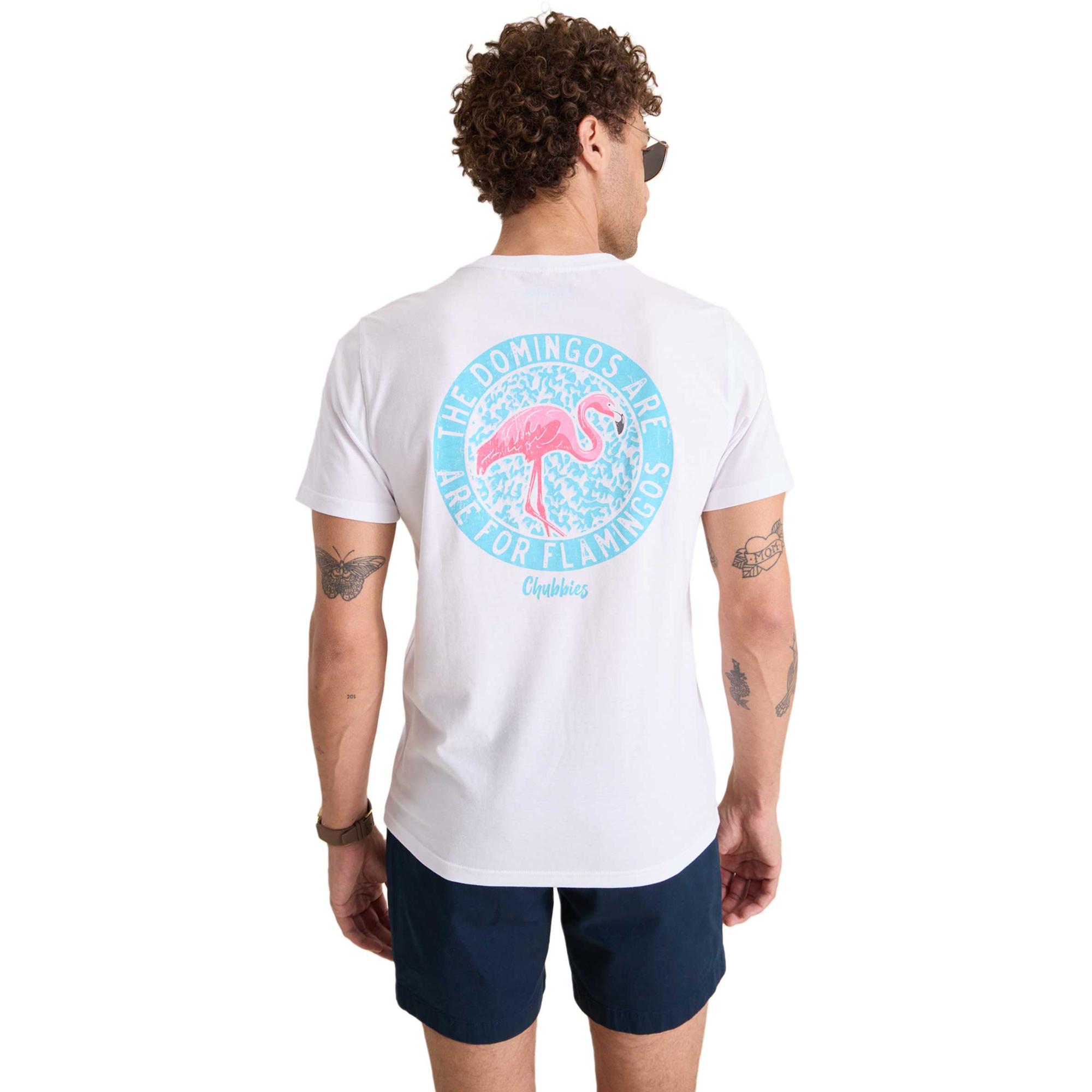 

Мужская футболка с коротким рукавом "Domingos Are For Flamingos" Chubbies, Pure White, Белый, Мужская футболка с коротким рукавом "Domingos Are For Flamingos" Chubbies, Pure White