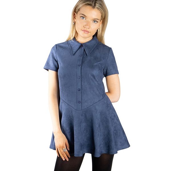 

Женское платье с отложным воротником и расклешенным подолом Jess By Meiko, Dark Blue