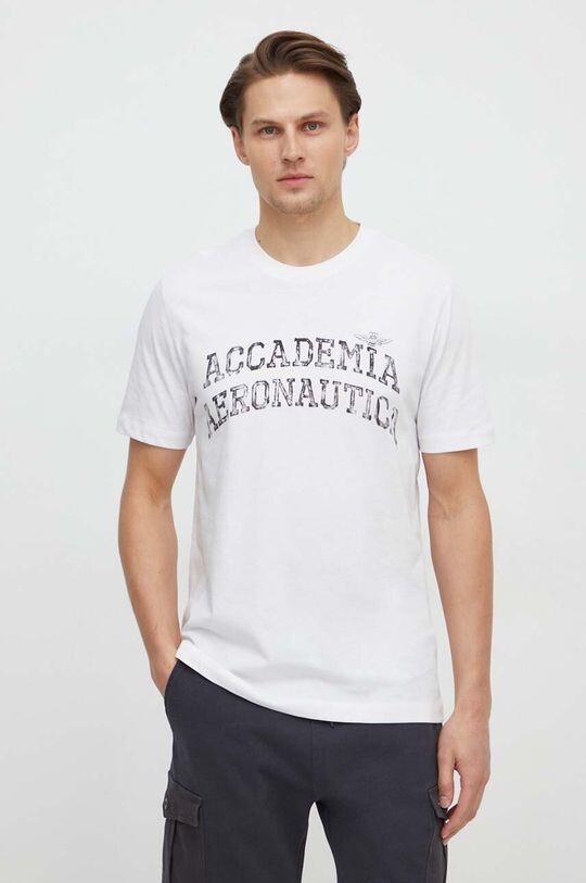 

Хлопковая футболка Aeronautica Militare, белый
