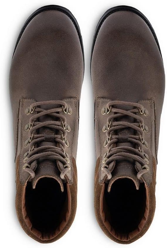 MILWAUKEE BOOT CO. Мужские водонепроницаемые сапоги Highland - кожаные сапоги с водонепроницаемым верхом из кожи и подошвой из EVA, Stone — фото 4