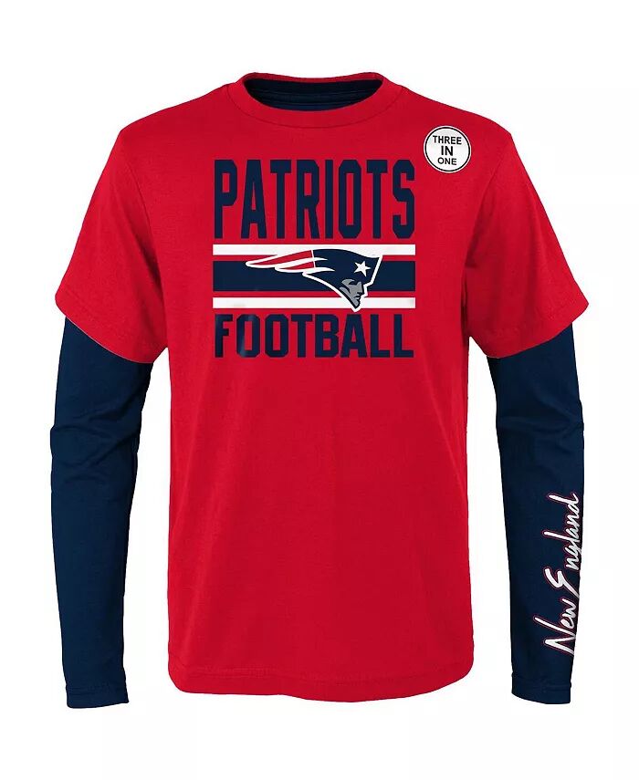 

Большой набор футболок Red, Navy New England Patriots Fan Fave Outerstuff