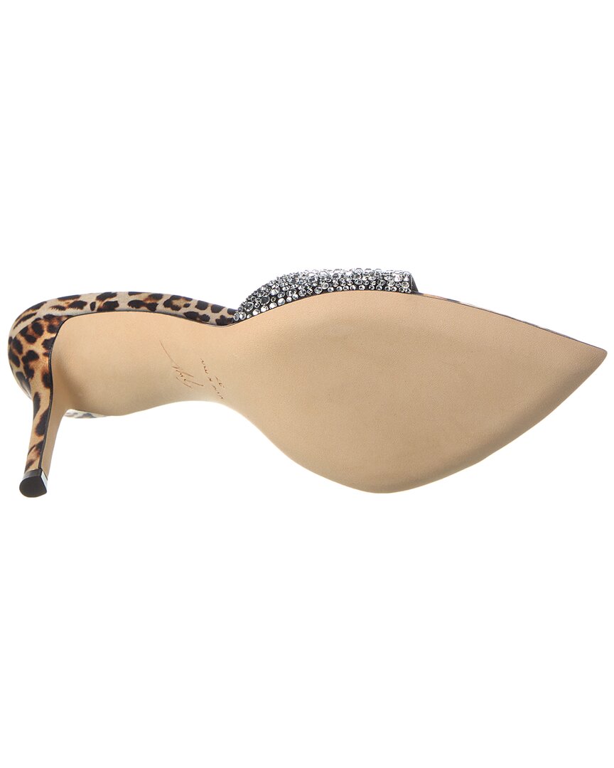 Giuseppe Zanotti Intrigo 90 Satin Sandal, коричневый — фото 4