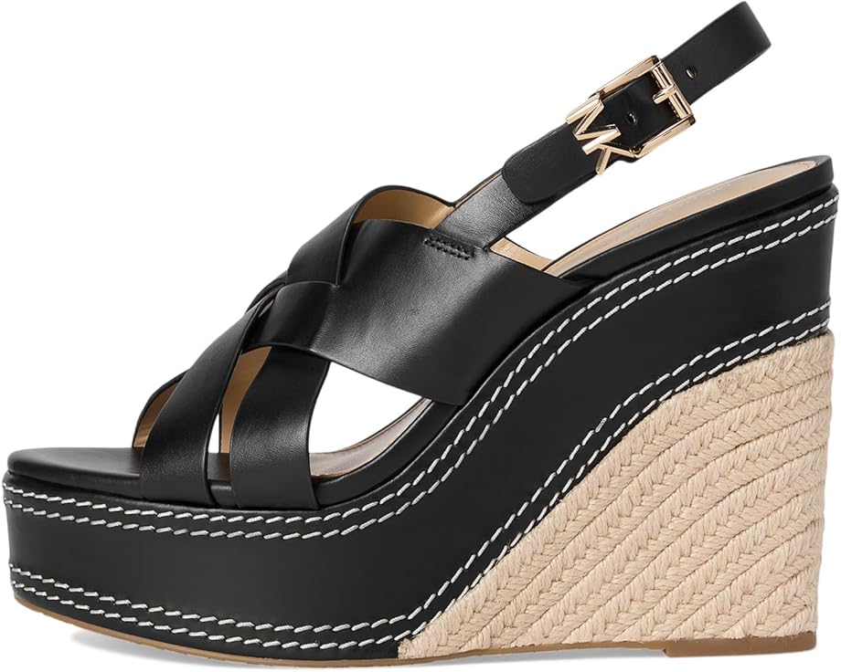 Туфли MICHAEL Michael Kors Nora Wedge, черный — фото 4