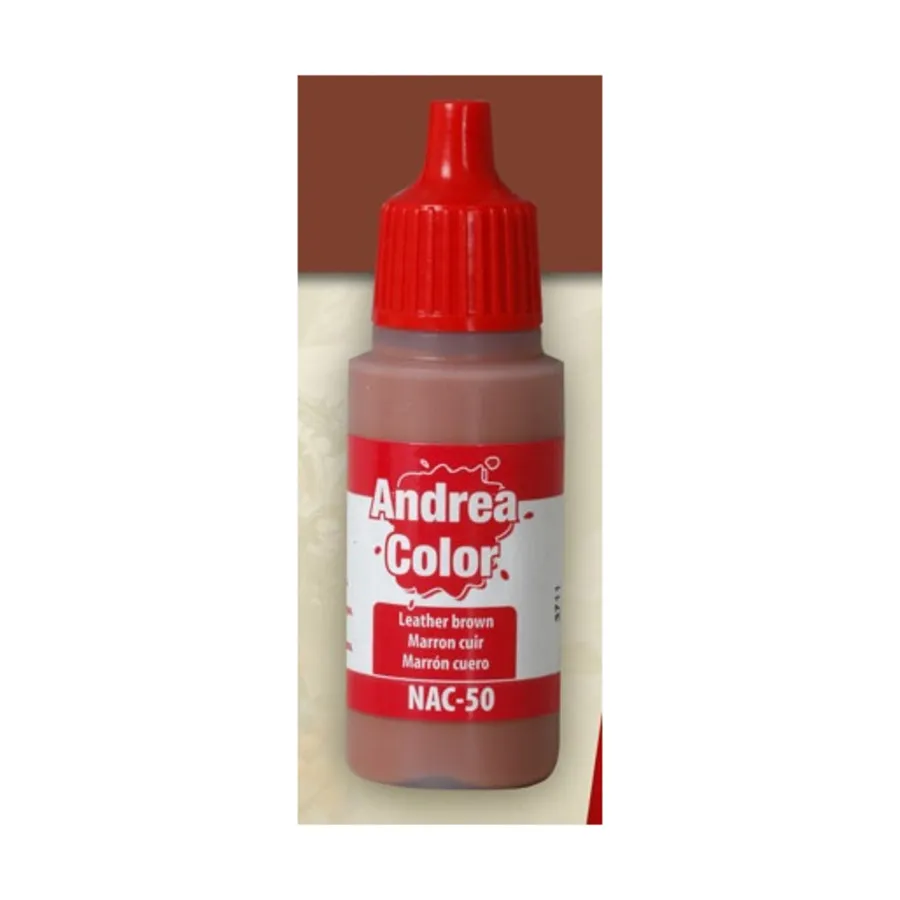 

Кожа Коричневый, Andrea Color Paints - Flesh Tones & Browns