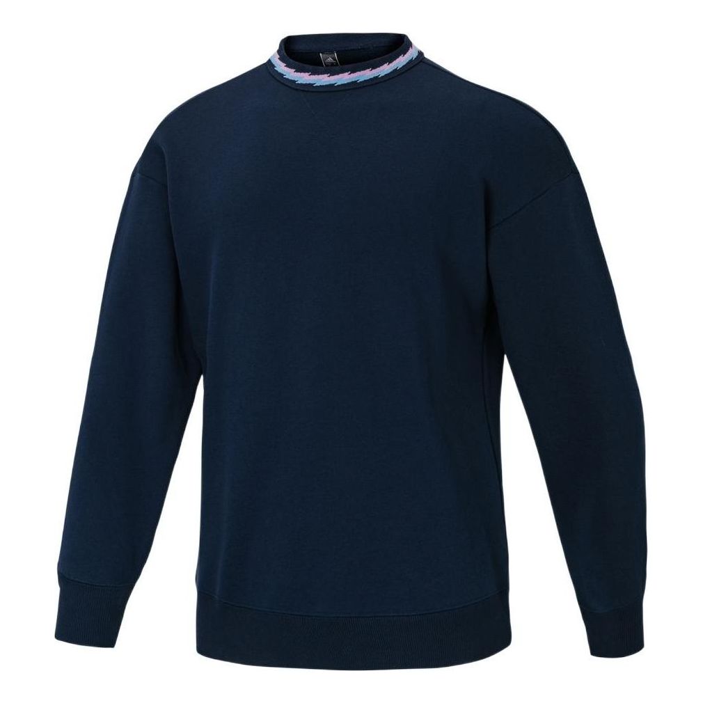 

Худи Men's adidas AFC LS CR SWT Solid Color Loose Round Neck Pullover Navy Blue HF4036