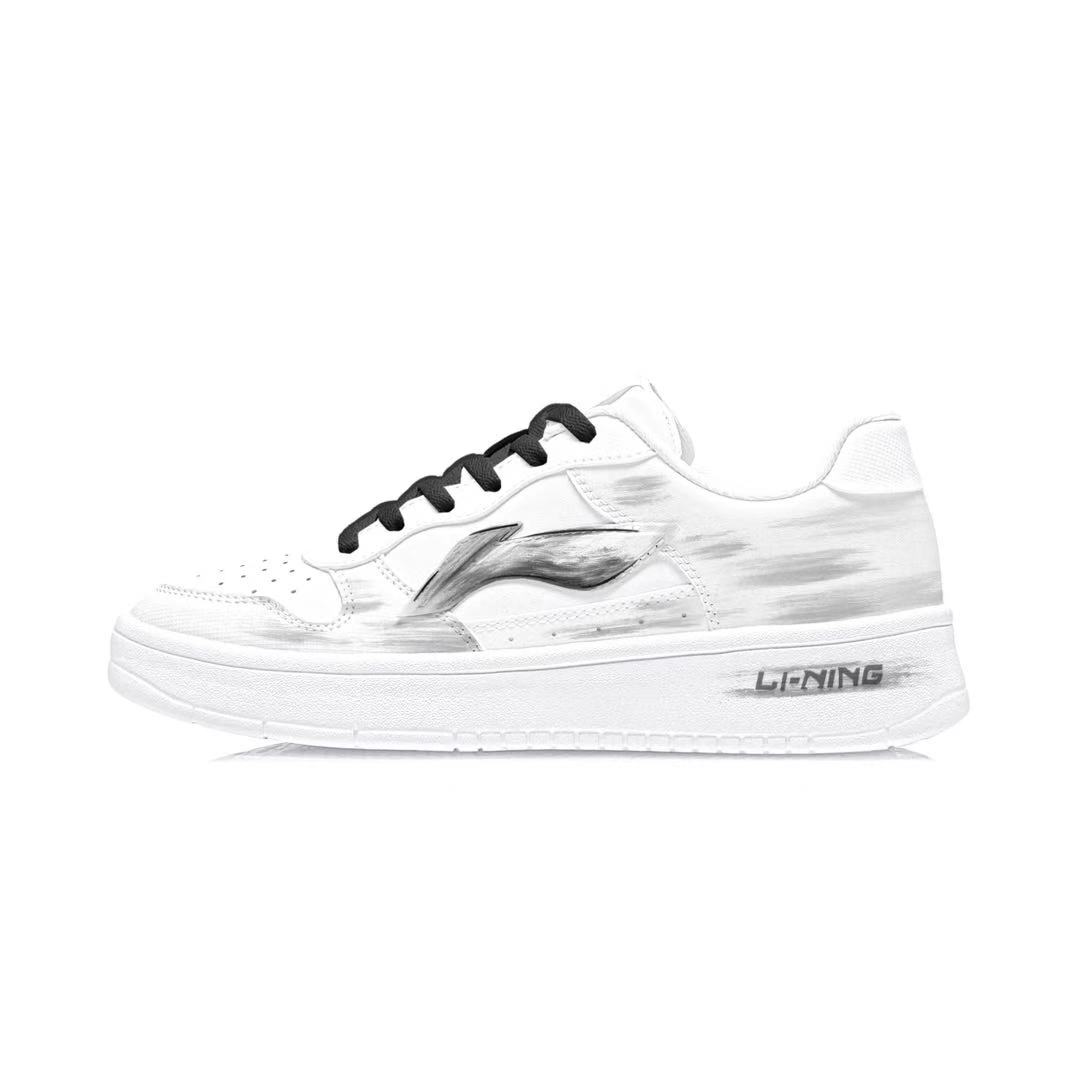 

Понтонные лодки износостойкие и легкие низкие кроссовки Skateboard Shoes мужские LINING, белый