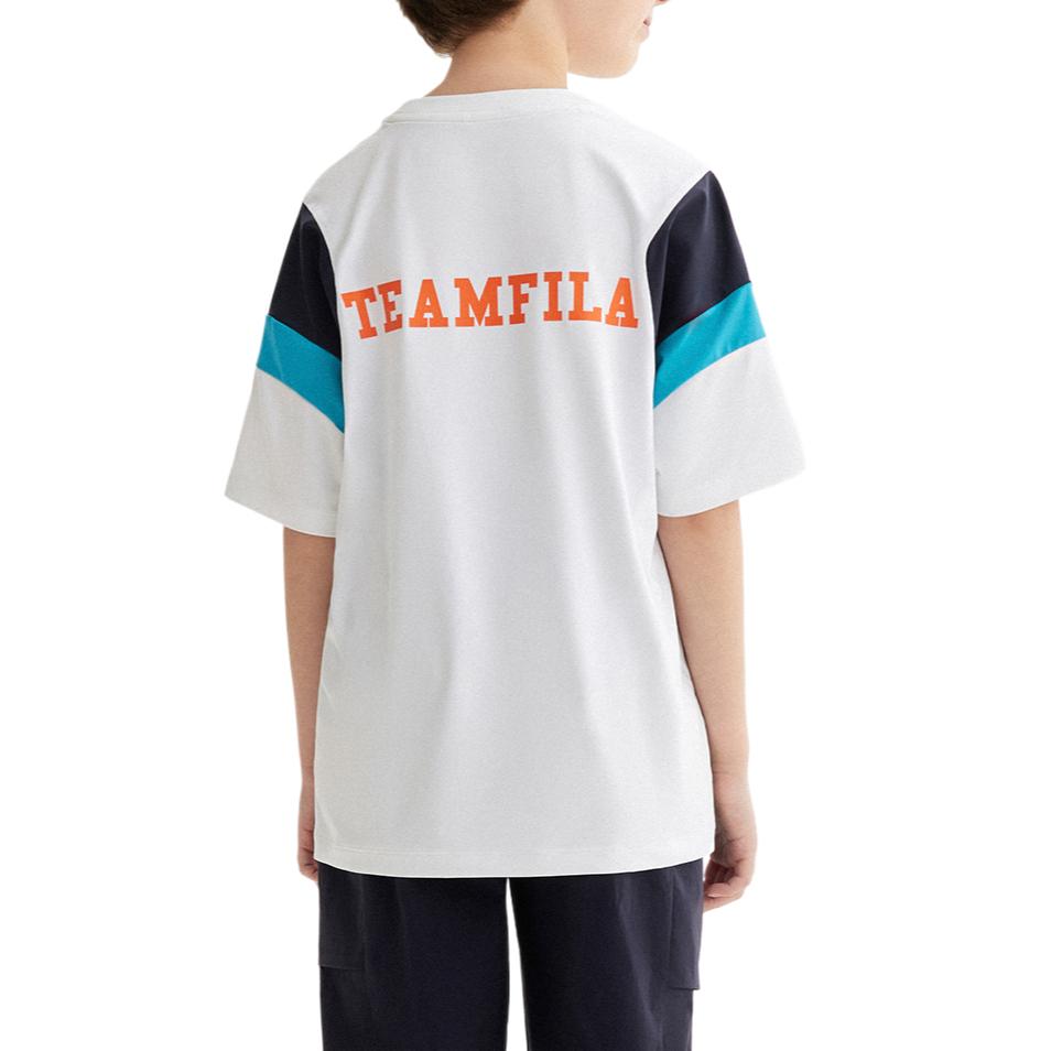 FILA KIDS Футболка Jade White для детей 3-7 лет — фото 4