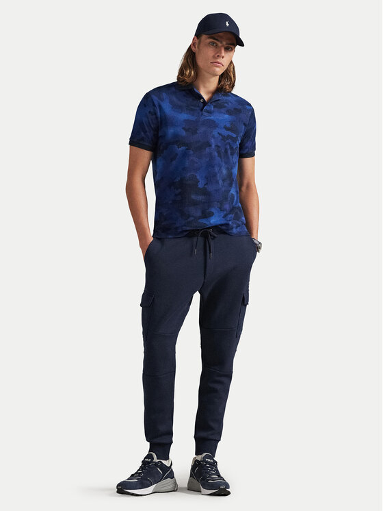Футболка custom slim fit 710P04010001 Polo Ralph Lauren, синий — фото 2