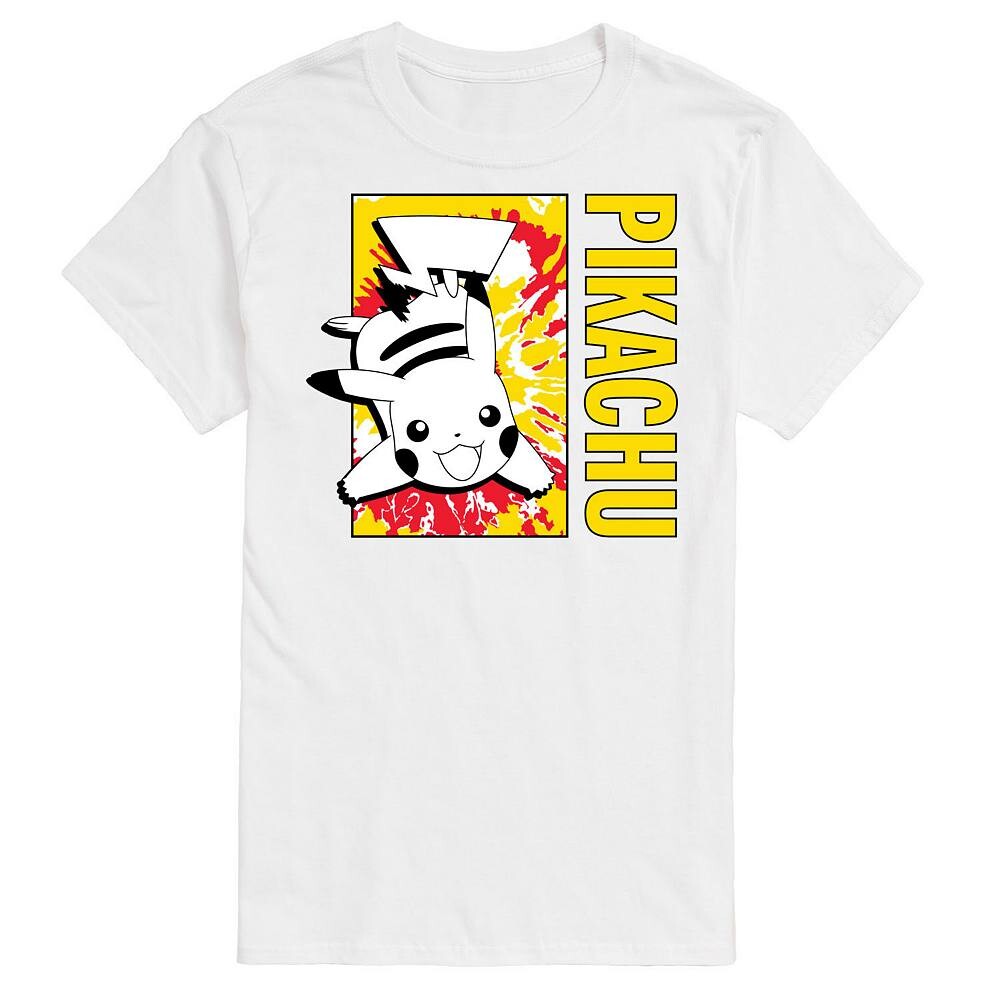

Футболка с рисунком Big & Tall Pokémon Tie Dye и Пикачу Pokemon, белый