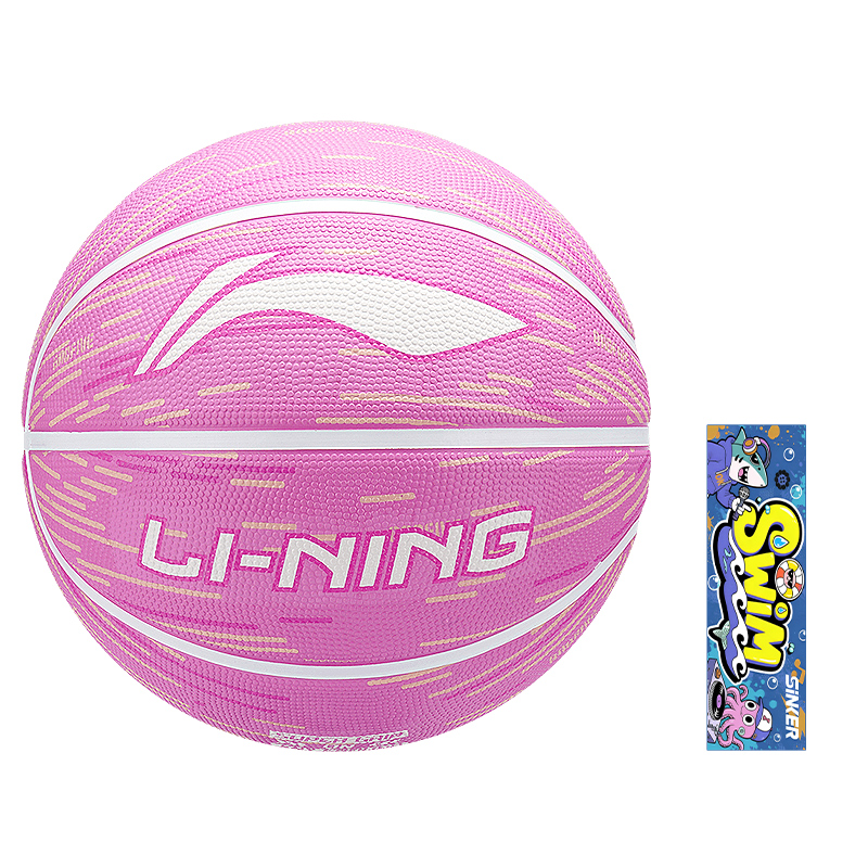 

LINING BadFive Flowing Shadows Collection резиновый баскетбольный мяч white pink размер 7.5 тренировочный соревновательный unisex Китай