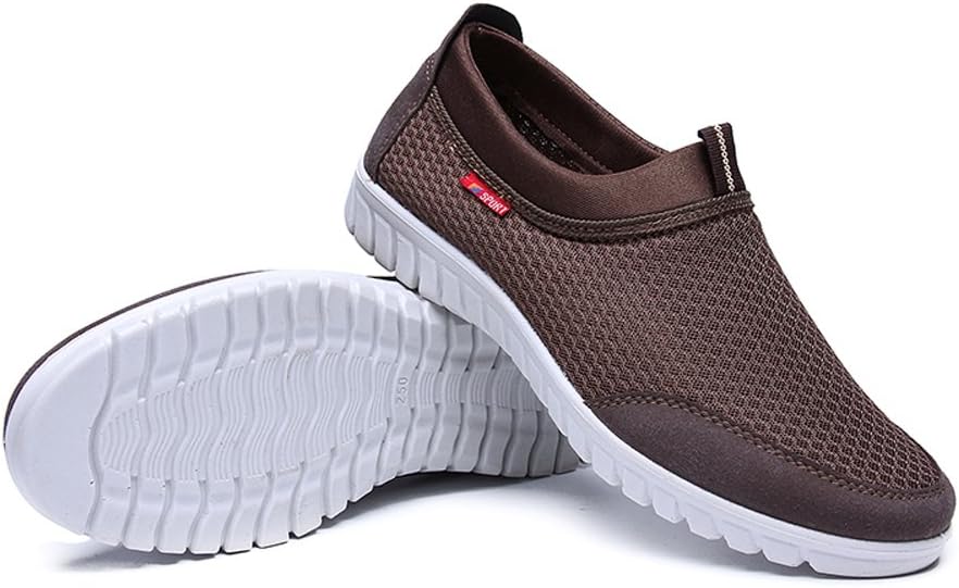 

Мужские повседневные лоферы, дышащие, без шнурков, легкие спортивные кроссовки для прогулок и занятий водными видами спорта Moodeng, хаки