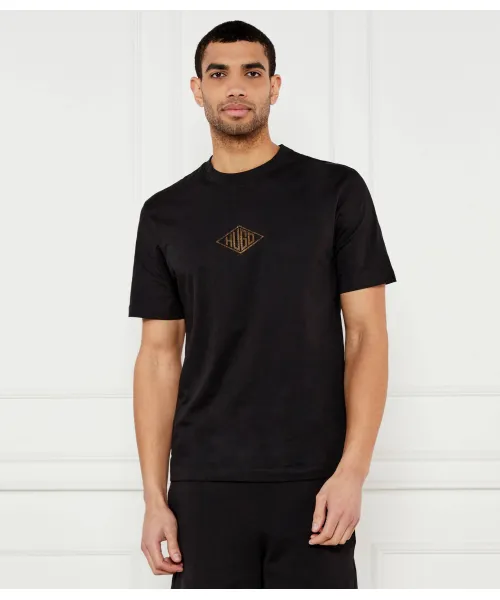 

Футболка даруну Regular fit Hugo, черный