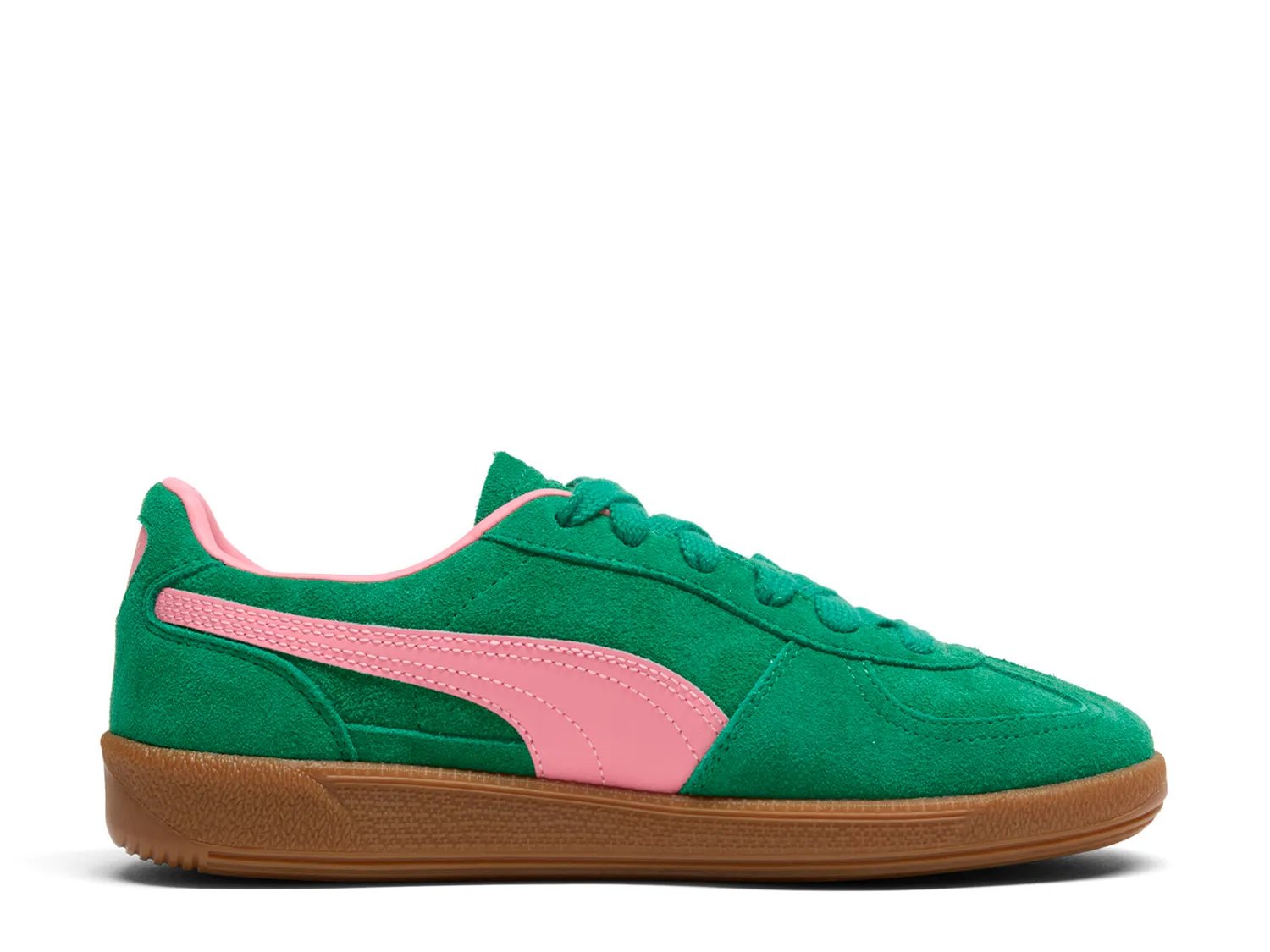 Кроссовки Puma Palermo Sneaker - Women's, зеленый/розовый — фото 4