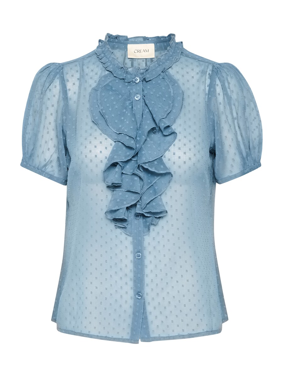 

Блузка с коротким рукавом Cream Blouse Kinia, светло-синий