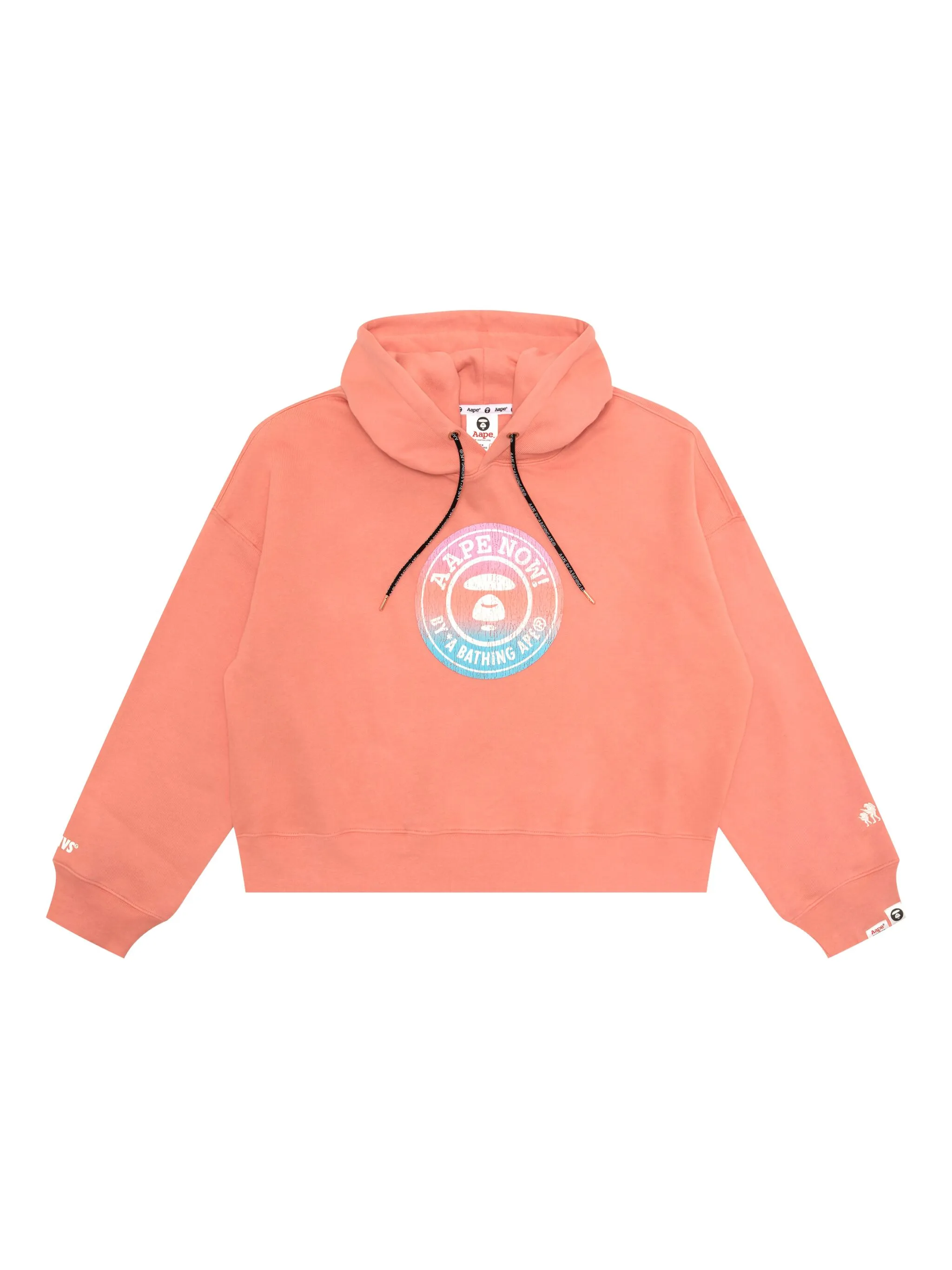 

Худи с логотипом Aape By A Bathing Ape, розовый