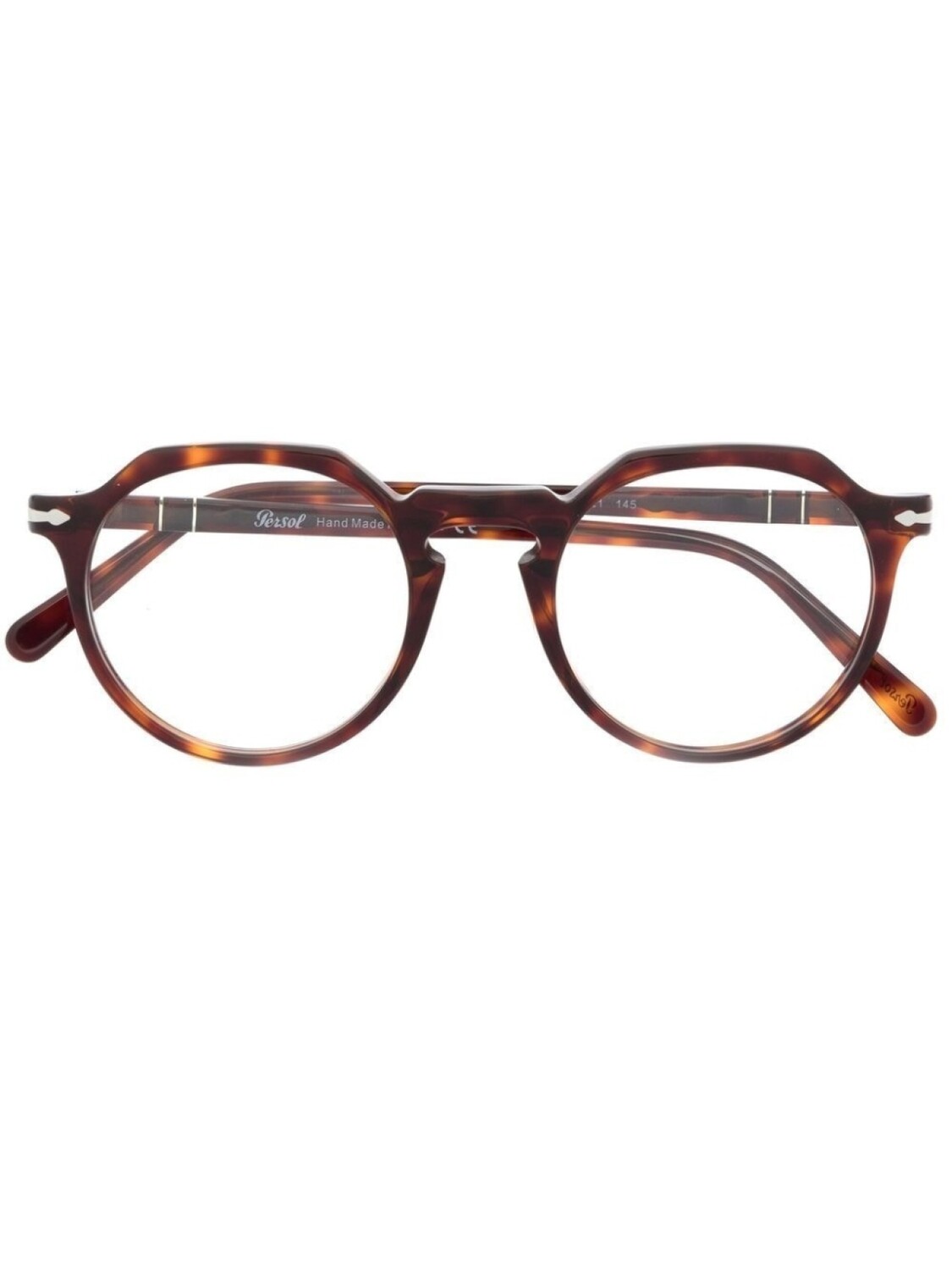 

Persol очки в круглой оправе черепаховой расцветки, коричневый