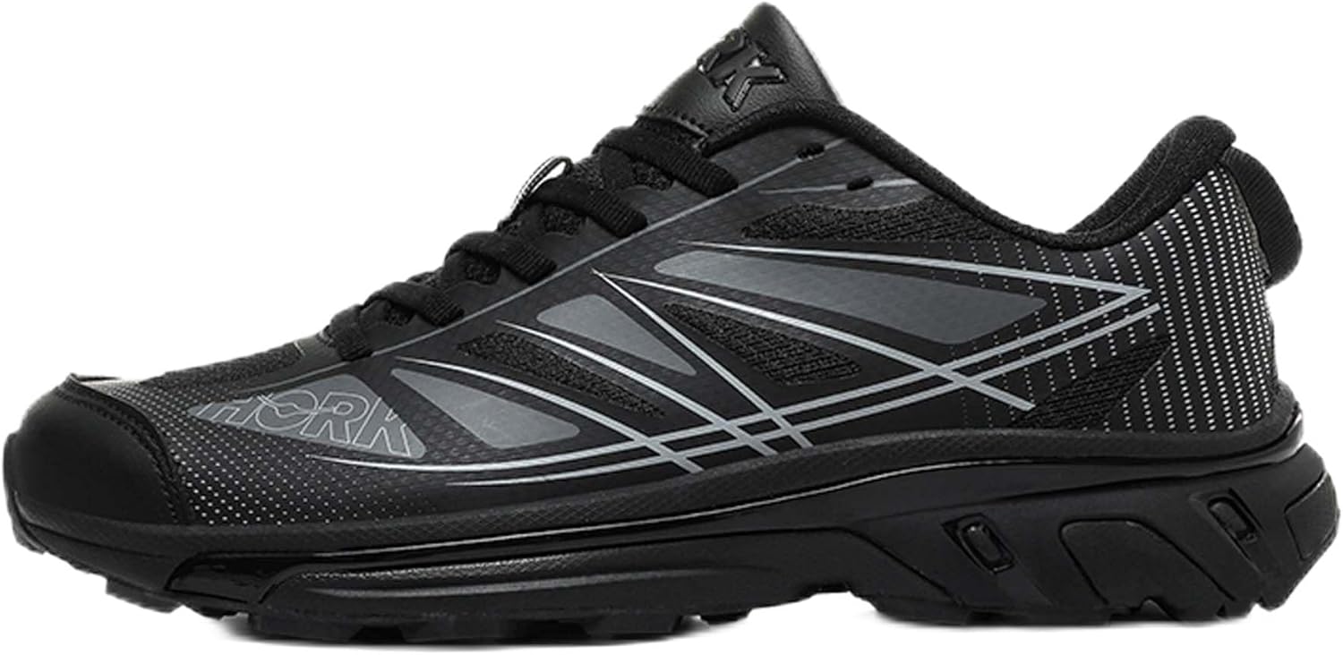 

Мужские противоскользящие и износостойкие кроссовки для бега по пересеченной местности, удобные походные ботинки, амортизирующие кроссовки для бега по дороге, мужские гольф-ботинки Canopycasa, черный