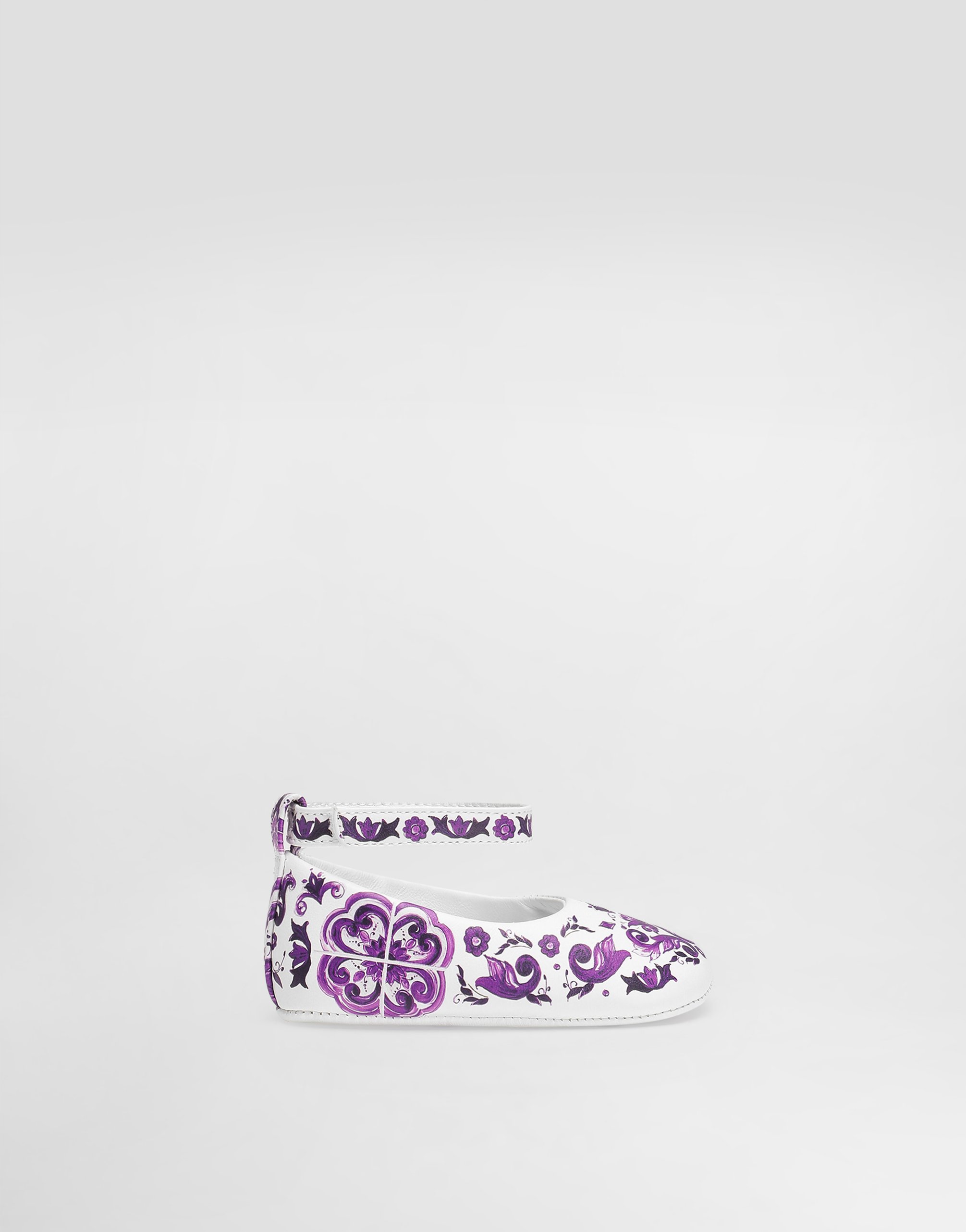 

Балетки из наппи с принтом «Майолика» Dolce&Gabbana, мультиколор