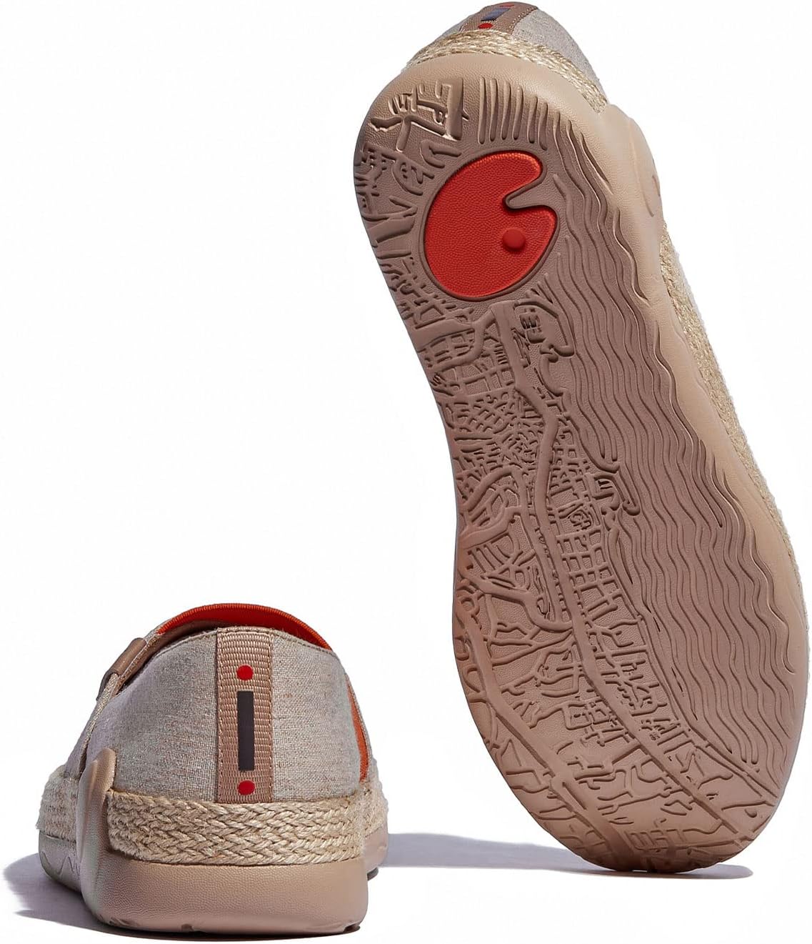 Мужские эспадрильи UIN Slip Ons- легкие прогулочные повседневные лоферы, удобные, с ручной росписью, серия Marbella, хаки — фото 2