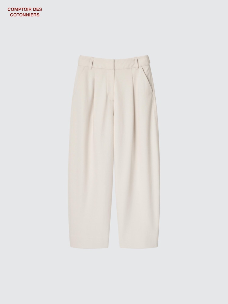 

Шерстяные трикотажные брюки Uniqlo, цвет 01 белый