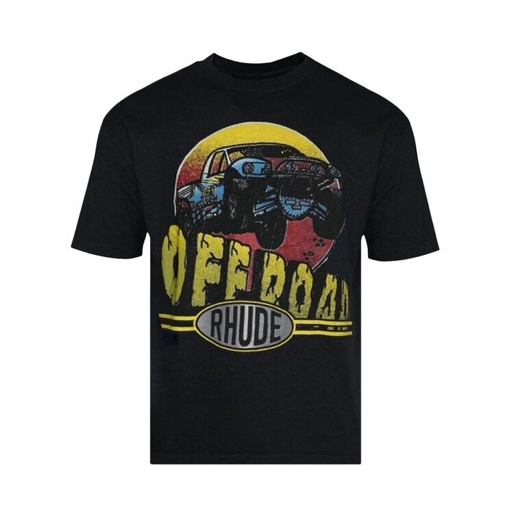 

Футболка Rhude Off Road 'Vintage Black', черный
