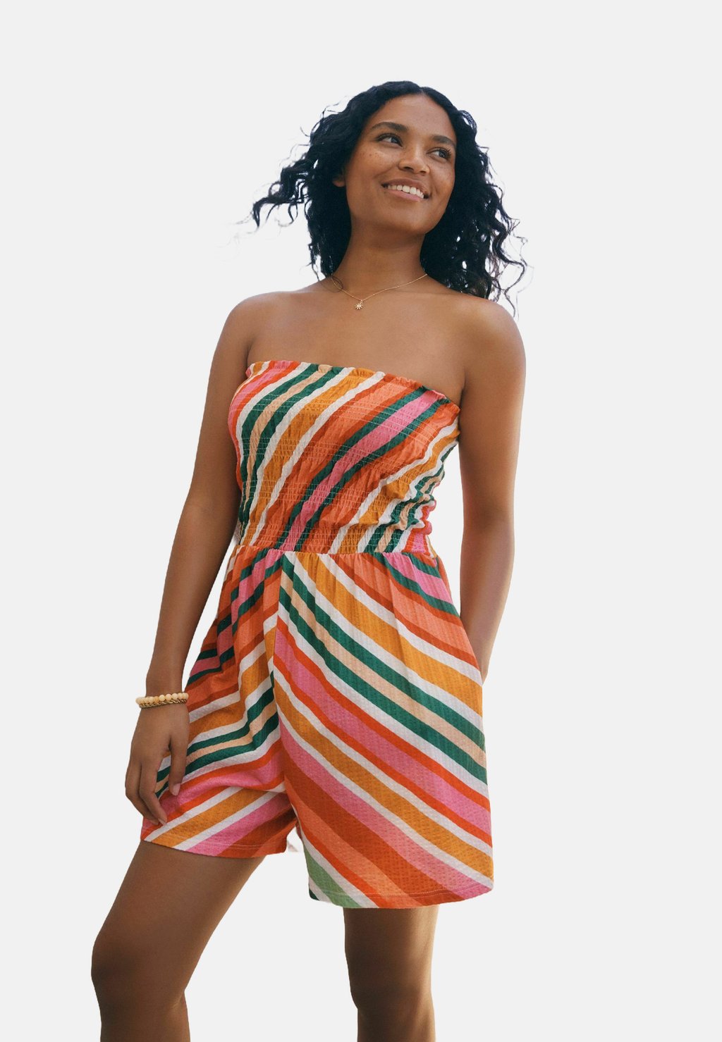 

Комбинезон BANDEAU SHIRRED TALL - REGULAR FIT Next, розовый