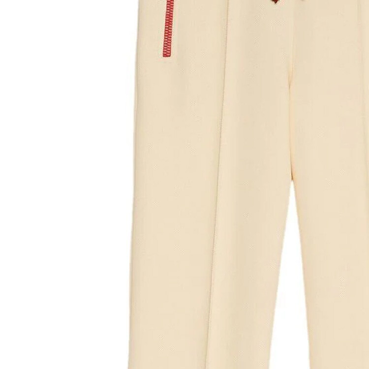 Спортивные брюки женские Gucci, кремовый — фото 4