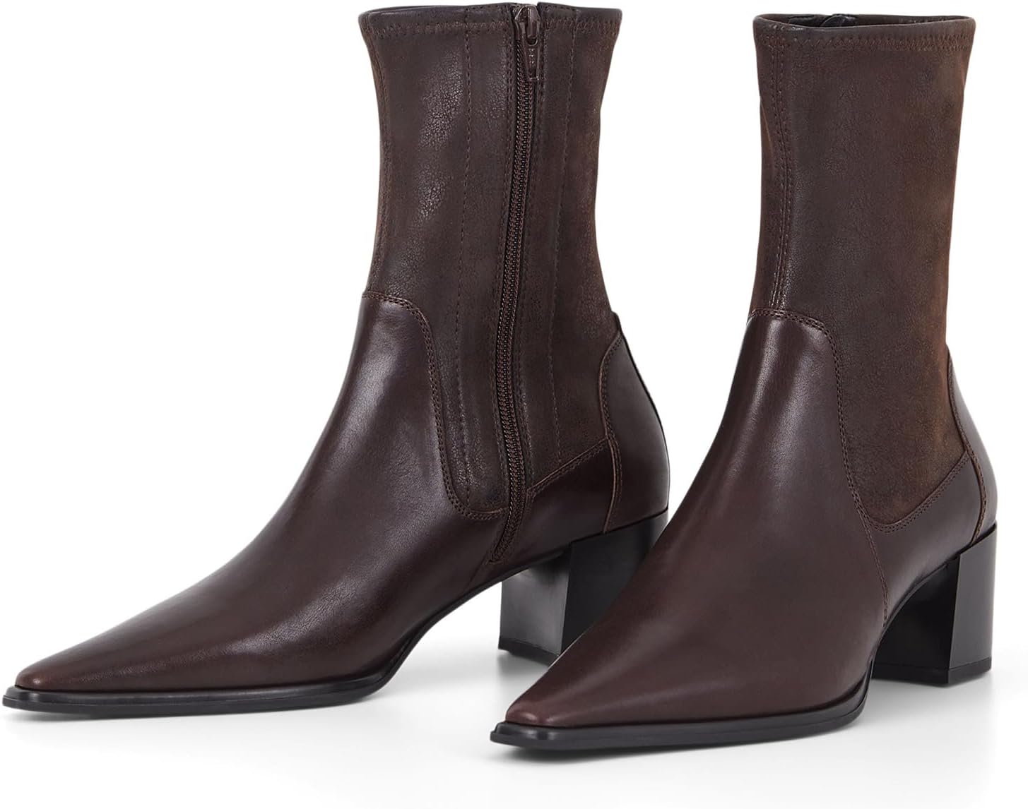 Туфли Vagabond Shoemakers Giselle Leather Stretch Bootie, цвет Chocolate