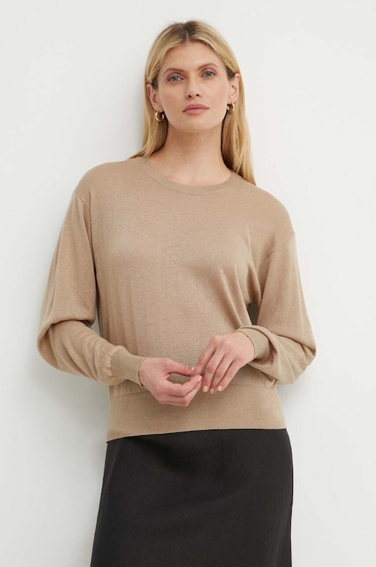 

Свитер с добавлением шерсти MANTEA By Malene Birger, бежевый