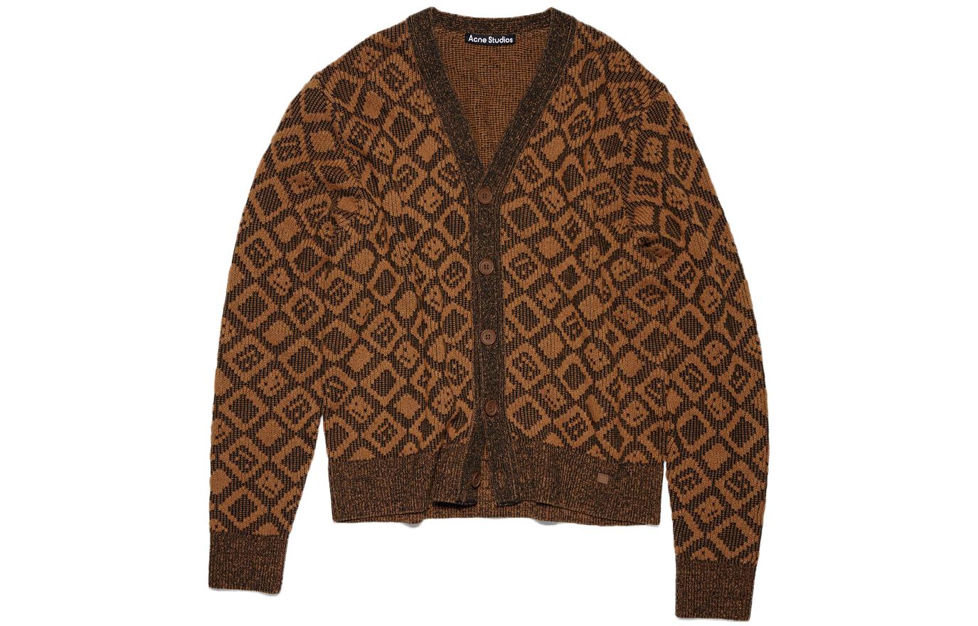 

Свитер унисекс тёмно-коричневый Acne Studios