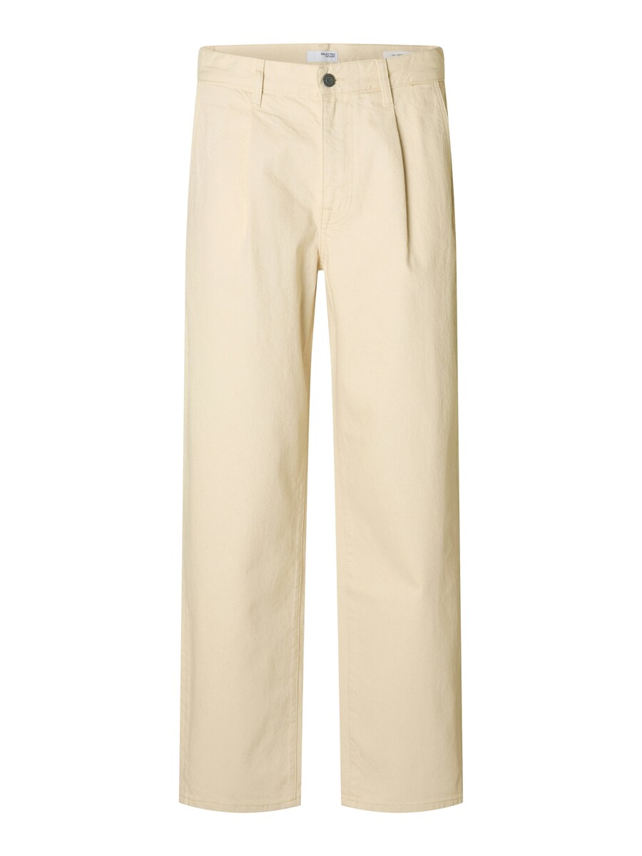 

Плиссированные джинсы свободного кроя SELECTED HOMME SLH220 Kobe, экрю