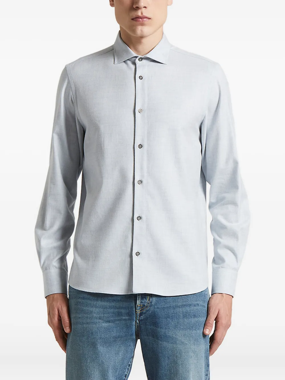 

Рубашка с длинными рукавами Peserico, синий