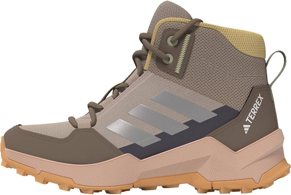 

Детские кроссовки Adidas Terrex Ax Endless Ripstop Mid Kids (для детей младшего и старшего возраста) унисекс, Wonder Taupe/Reflective Silver/Ice Tangerine