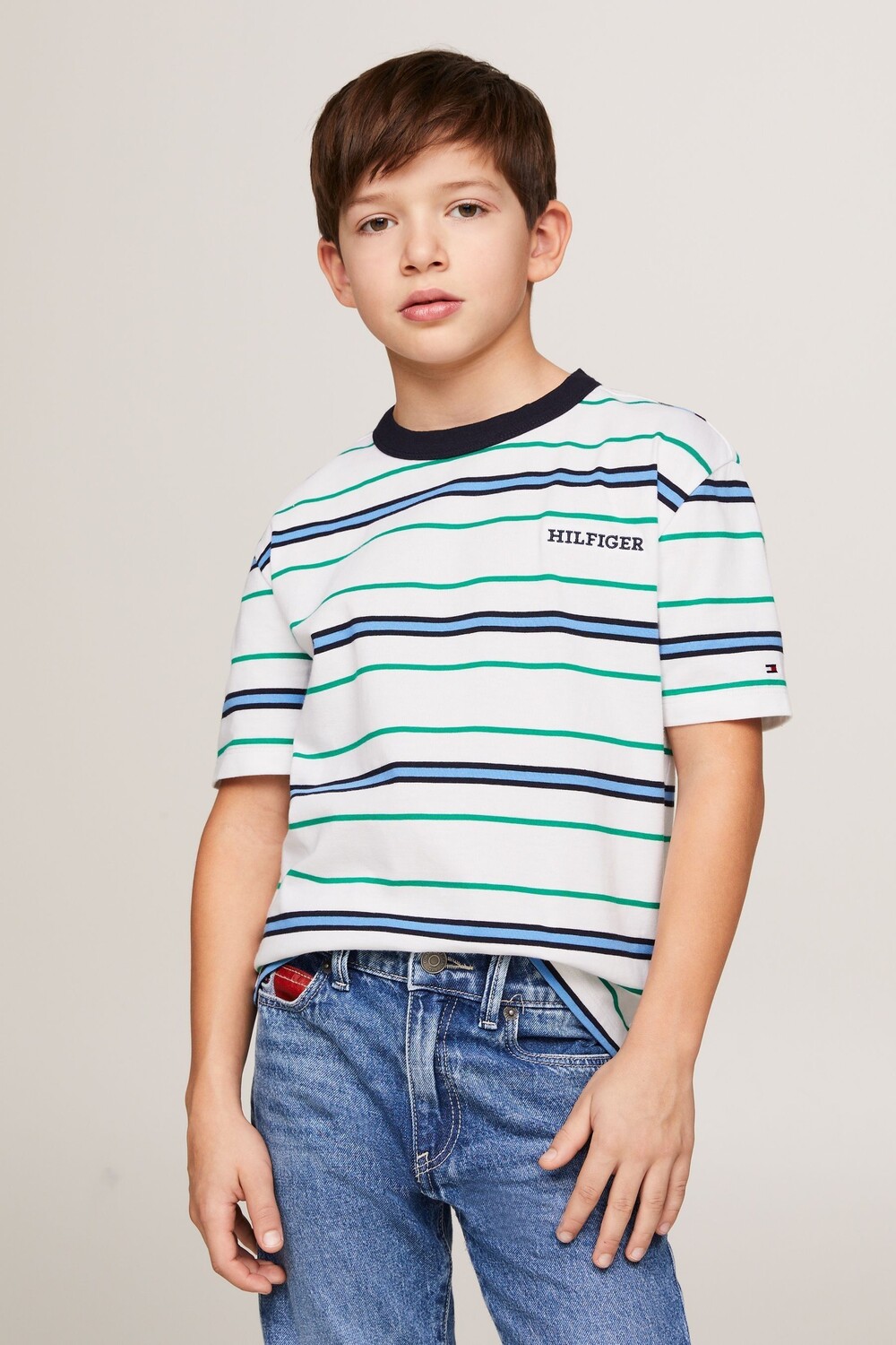 

Футболка в полоску Monotype Tommy Hilfiger, белый