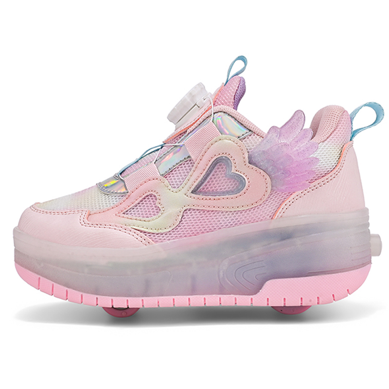 

Дышащие, легкие, амортизирующие, низкие, повседневные кроссовки Rebound для детей JIAFEIMAO, розовый