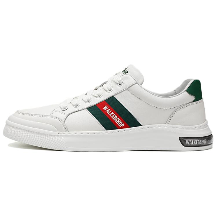 

Мужские дышащие низкие кроссовки для скейтбординга WALKER SHOP, White Green