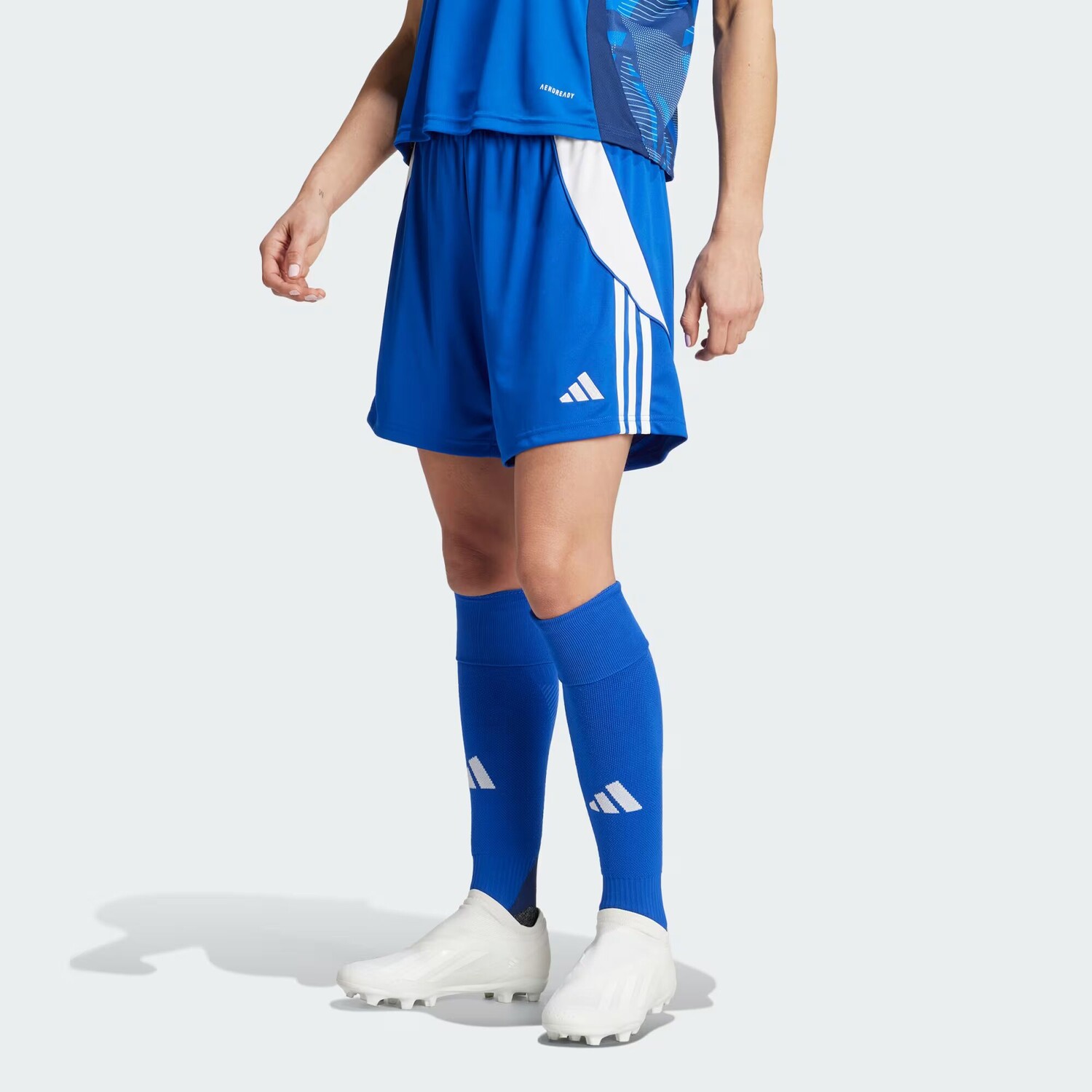 

Тиро 24 Шорты Adidas, цвет Royal Blue/White