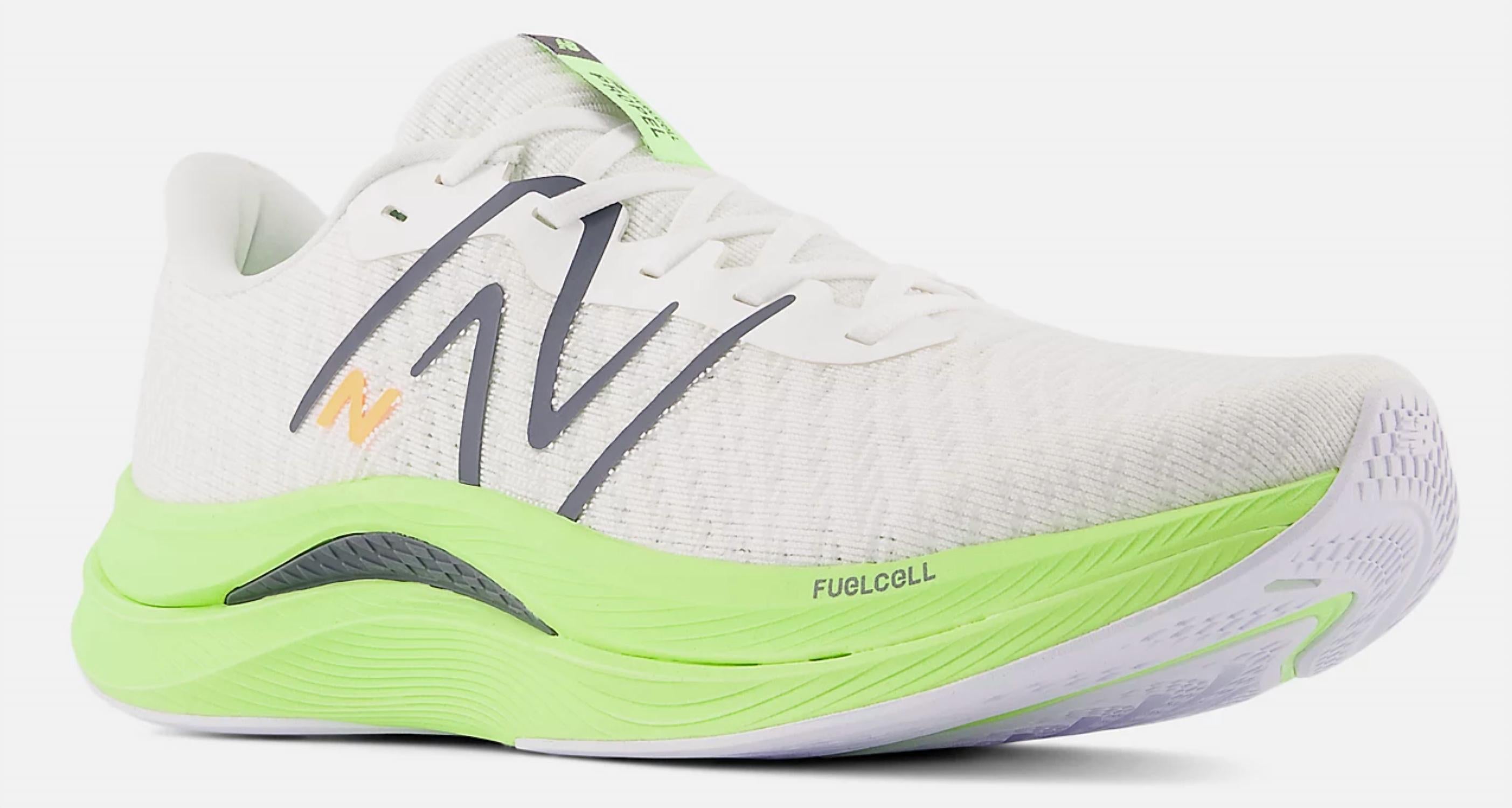 

Мужские кроссовки Fuelcell Propel V4 в бело-зеленом цвете New Balance