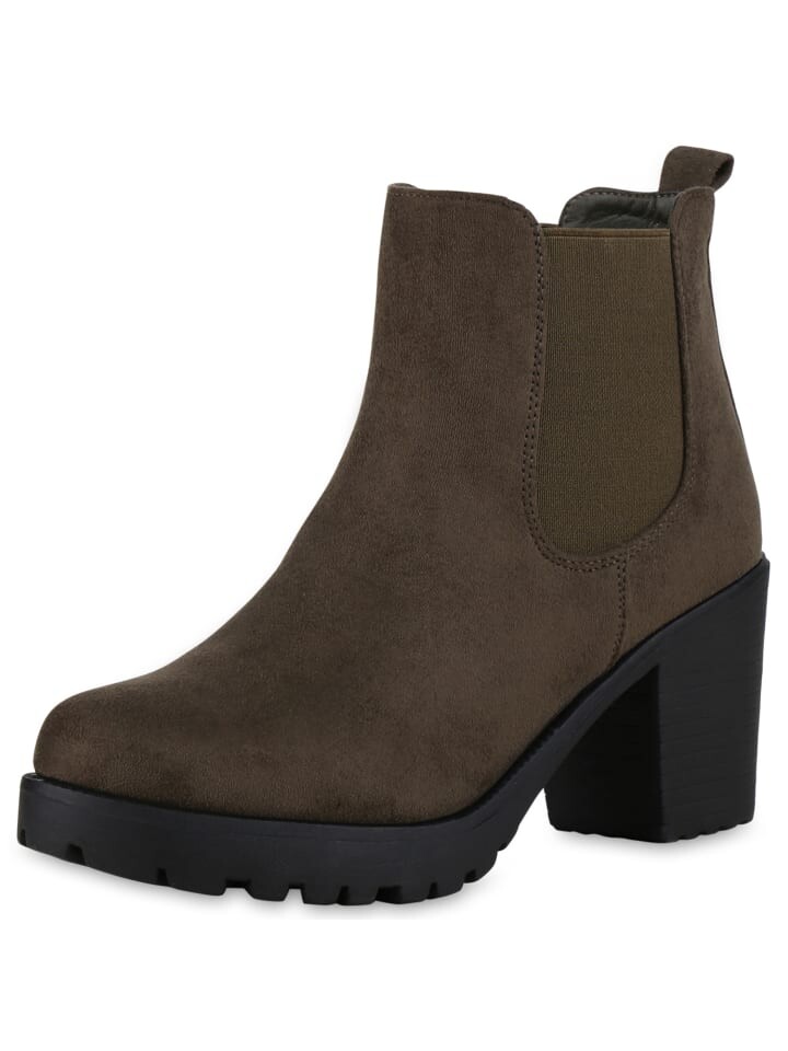 Ботинки челси VAN HILL, цвет olivgrün