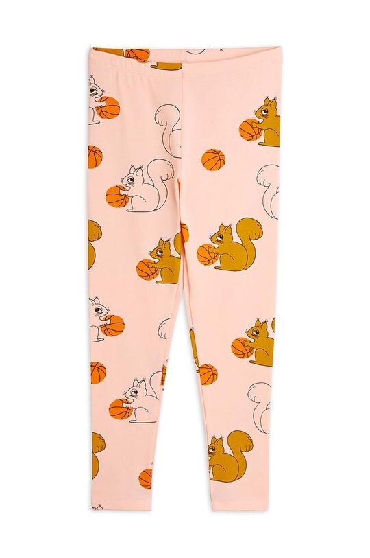 

Mini Rodini Детские леггинсы Белочки, розовый