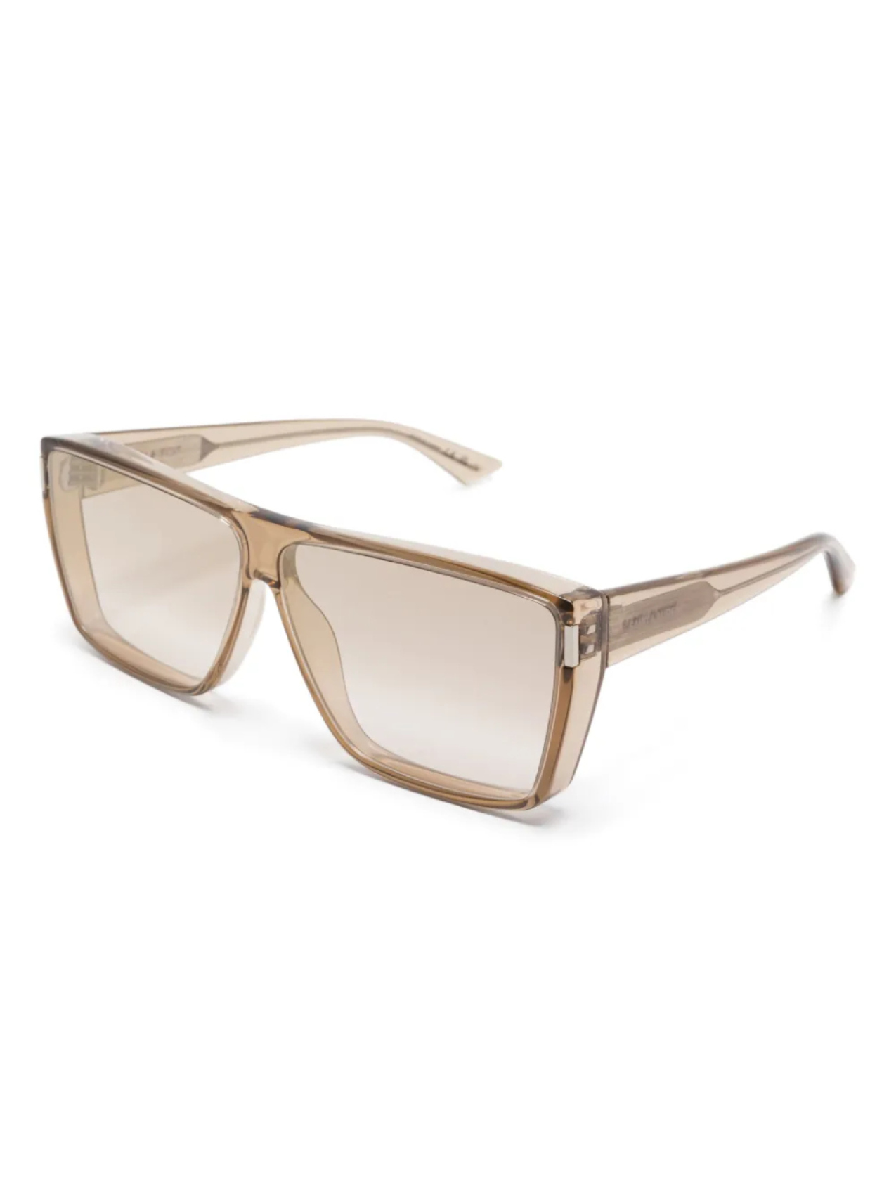 Солнцезащитные очки в квадратной оправе Saint Laurent Eyewear, нейтральный — фото 2