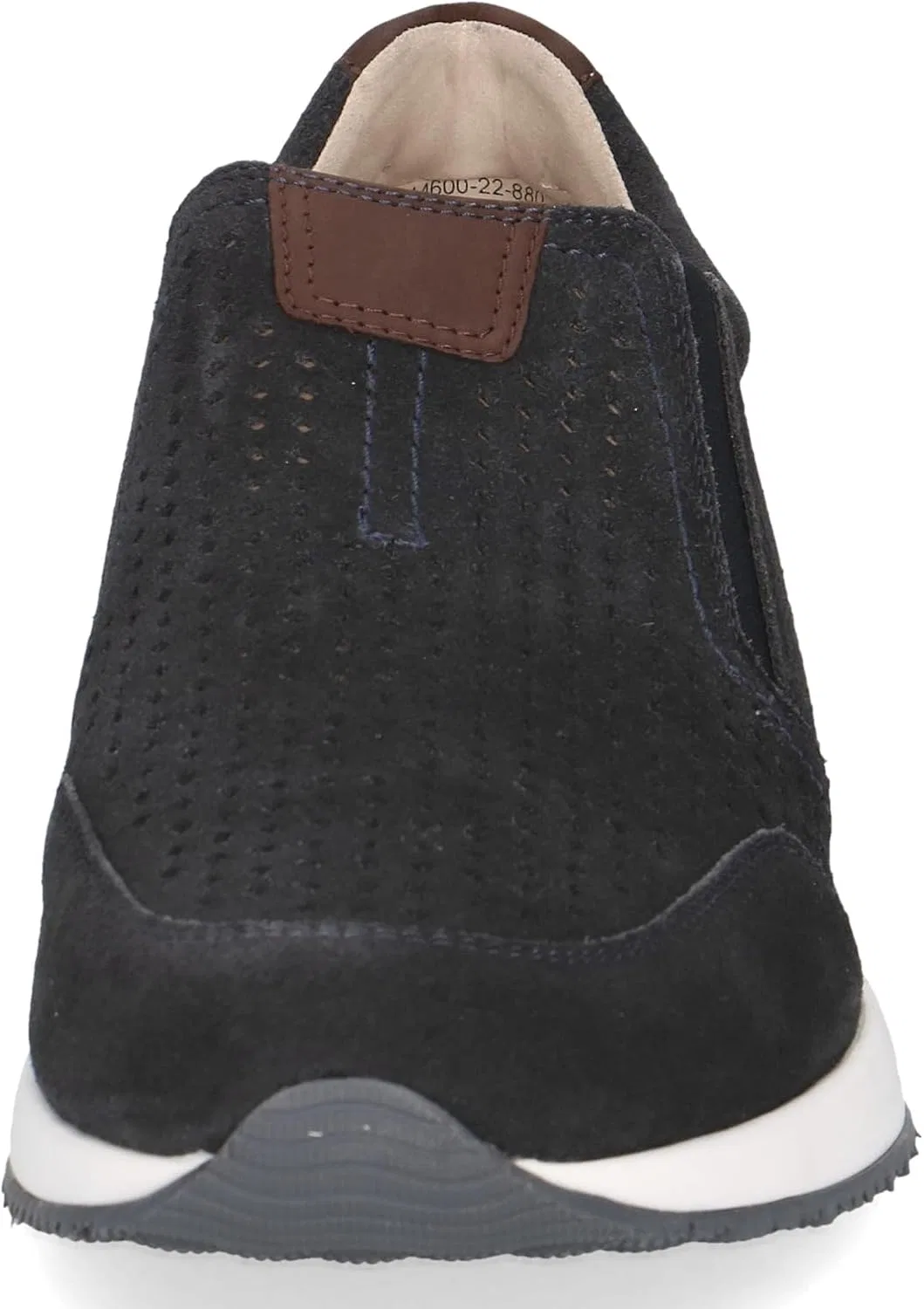 Туфли CAPRICE Herren Slipper aus Leder mit Lochmuster, Navy Nappa — фото 3